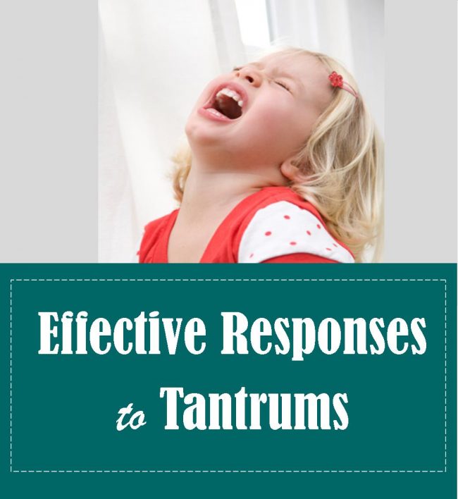 Effective Responses to Tantrums (Ep. 5)